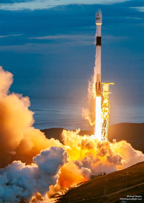 Falcon 9 Launches With Iridium 8 From Slc 4e At Vandenberg Afb