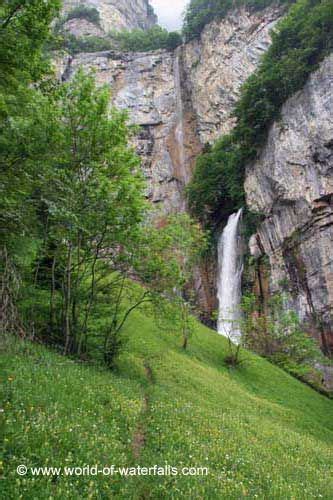 Seerenbach Falls Walensee St Gallen Canton Switzerland St Gallen