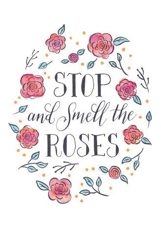 Stop And Smell The Roses Quote - ShortQuotes.cc