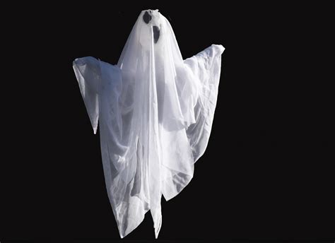 Ghost On Black Background Free Stock Photo - Public Domain Pictures