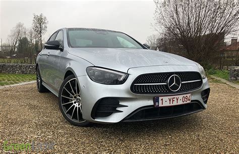 Rijtest Mercedes E Klasse E200d Facelift 2020 GroenLicht Be