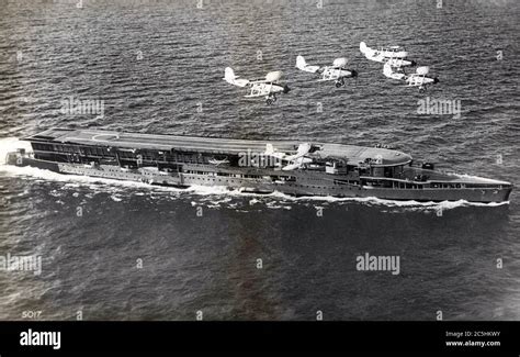 Hms Furious 47 Royal Navy Battlecruiser Modified As An Aircraft