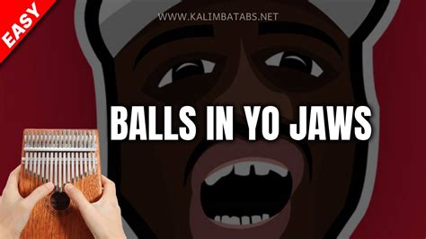 Balls In Your Jaw Meme Song Kalimba Tabs Letter And Number Notes Tutorial