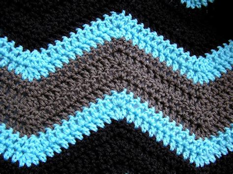 New Chevron Zig Zag Baby Blanket Crochet Knit Afghan Wrap Lap Etsy