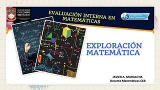 Prueba Interna en Matemáticas para el Bachillerato Internacional 23 24