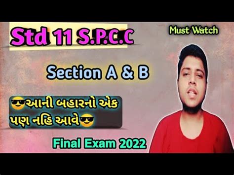 Std S P C C Most I M P Section A B For Final Exam Std S P M