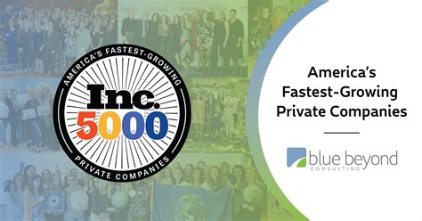 Blue Beyond Consulting Named An Inc 5 000 Fastest Growing Private Company