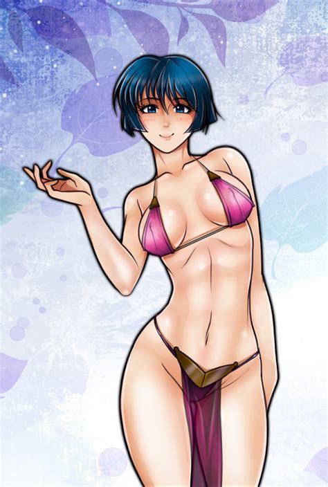 Rule 34 Ai Yori Aoshi Aoi Sakuraba Blue Hair Breasts Jago Dibuja