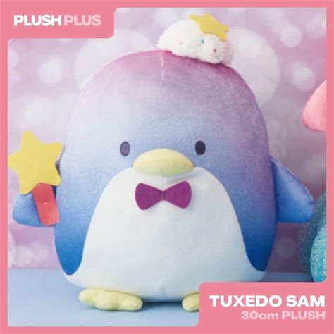 Sanrio Tuxedo Sam Glittering Star Big Plush Stuffed Toy Hobbies And Toys