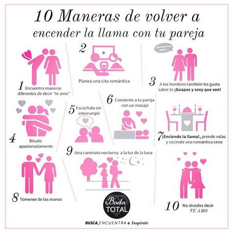 Algunos Tips Para Volver A Enamora A Tu Pareja Los Detalles Palabras