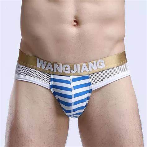 Brief Bikini Trusa Underwear Rayas Colores Sj Xshopmen