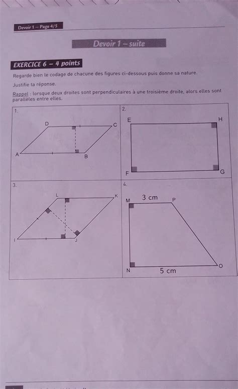 Regarde Bien Le Codage De Chacune Des Figures Ci Dessous Puis Donne Sa