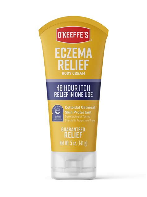 O Keeffe S Body Cream For Dry Itchy Skin Eczema Relief 5 Ounce 48 Hour Itch Relief