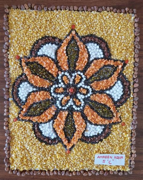 Pin Di Malathi K N Su Rangoli Lentils Pulses And Grai S Nel