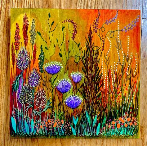 Pin By Judy Smith On Art Flowers Flower Art Painting Abstract