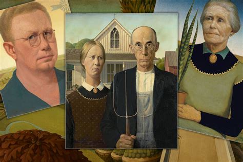 Grant Woods Paintings American Gothic And 22 Others