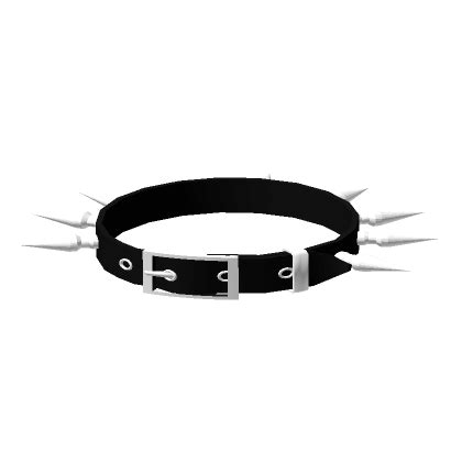 Spikey Buckle Emo Collar Choker Roblox Item Rolimon S