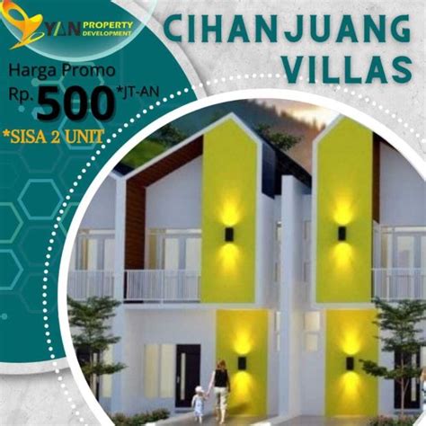 Cihanjuang Villas Perumahan Mewah 2 Lantai Hanya 5 Menit Dari Kampus