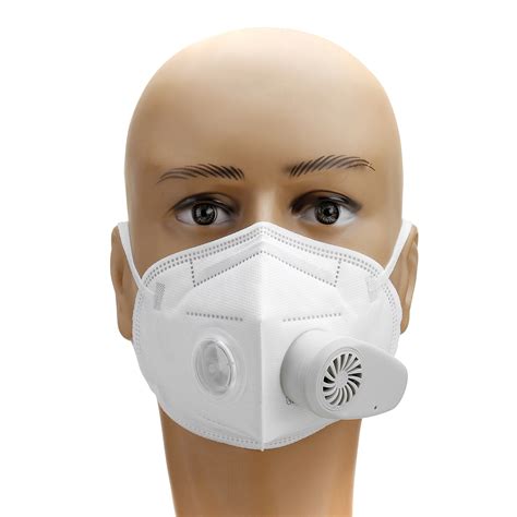 Electronic Pm Respirator Smart Mask With Breathing Valve Anti Dust