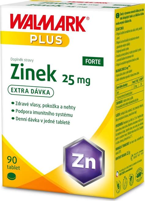 35 Recenzí WALMARK Zinek Forte 25 mg Zbozi cz