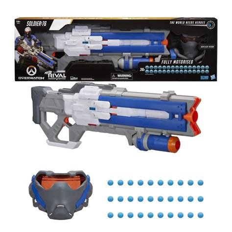 Jual Nerf Overwatch Soldier 76 Rival Blaster And Targeting Visor