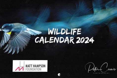 WILDLIFE CALENDAR RETURNS FOR ITS FIFTH YEAR - The Matt Hampson Foundation