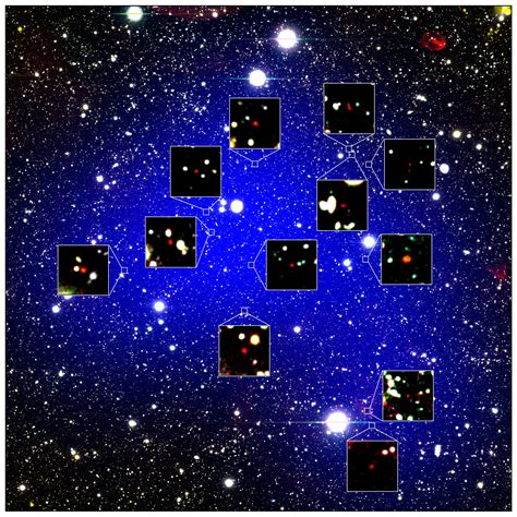 すばる望遠鏡、130 億光年かなたの宇宙に銀河団を発見 観測成果 すばる望遠鏡