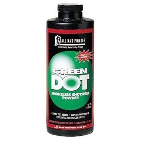 Alliant Green Dot Smokeless Powder 1lb Can 1lb Sportsman S Warehouse