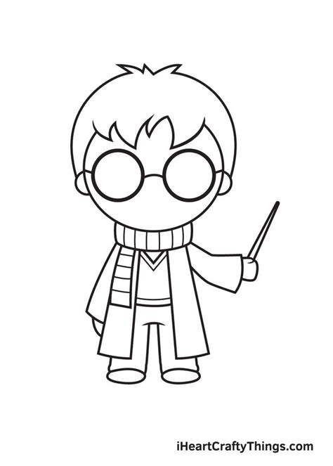 How To Draw Harry Potter Step By Step Guide Harry Potter Drawings