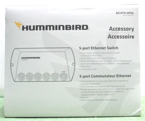 New Humminbird As Eth Pxg Waterproof Port Ethernet Switch