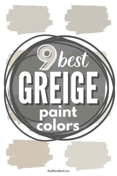 The Best Greige Paint Colors