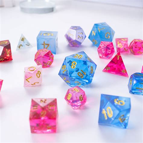 Pcs Set Dnd Dice Resin Mold Polyhedral Dice Mold Dungeons And Etsy