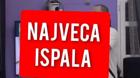 Najveca Ispala U Historiji Rijalitija Cela Zadruga Na Nogama Youtube