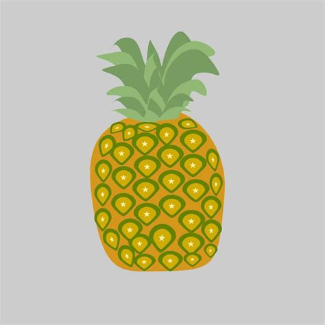 Pineapple Fruit Cartoon Vegetable Illustration Design 32984970 Vector Art At Vecteezy