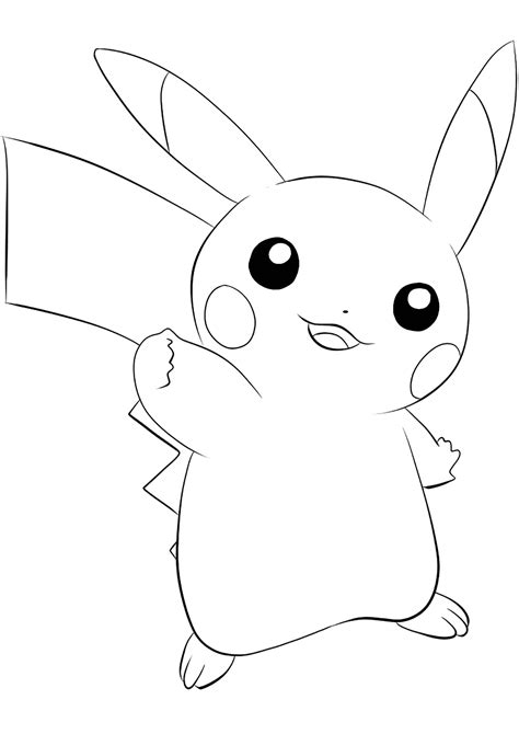 Pikachu Coloring Pages For Kids Pokemon Generation i pokemon coloring pages