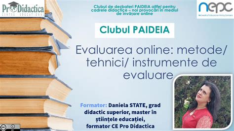 PDF Evaluarea Online Metode Tehnici Instrumente De Evaluare