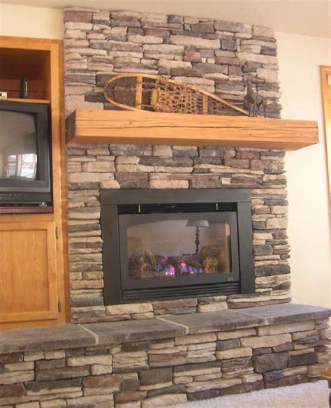 Stack Stone Fireplace Mantels Fireplace Designs