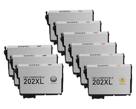 Epson Expression Home XP 5100 Ink Cartridges Set Black Cyan Magenta