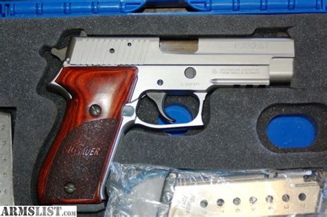 Armslist For Sale Sig Sauer P220 Stainless Elite Rosewood Like New 45acp