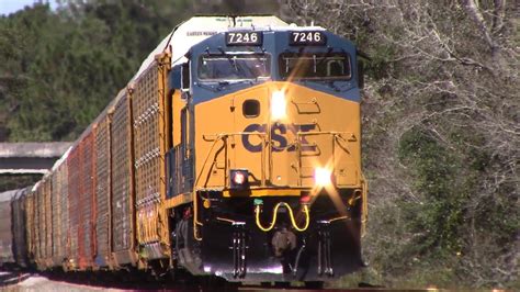 YN3 Shiny CSX 7246 7261 Lead CSX Q203 14 In Cordele GA 10 17 21