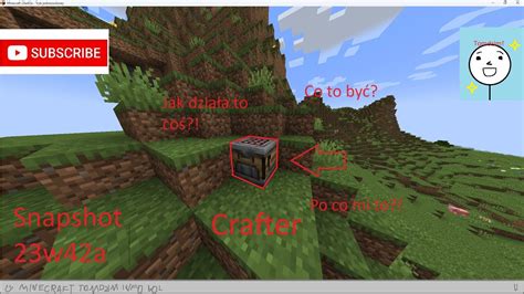 Minecraft Snapshot 23w42a Co nowego Jak działa nowy blok Crafter