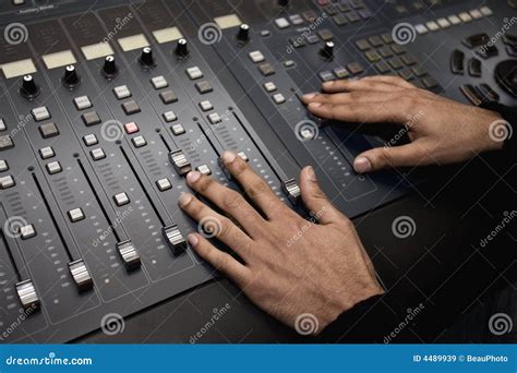 Studio Mixing Desk Royalty Free Stock Images - Image: 4489939