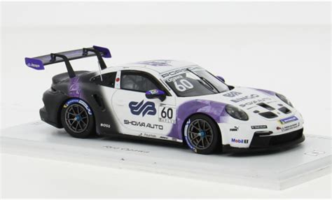 Diecast Model Cars Porsche 992 Gt3 143 Spark 911 Cup No60 Carrera Cup