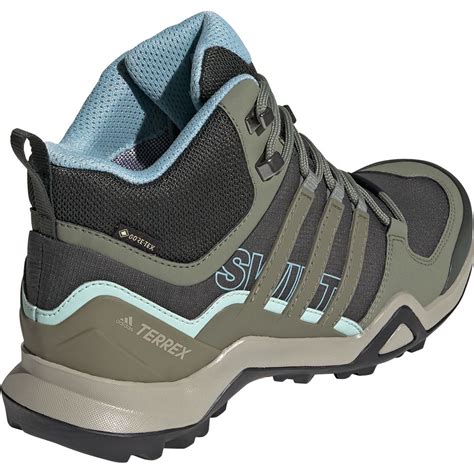 Adidas Terrex Swift R2 Mid Gore Tex Wanderschuhe Damen Legend Earth