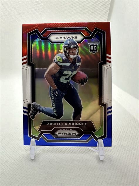 ZACH CHARBONNET RC RED WHITE BLUE PRIZM 2023 Panini Prizm 392 SEATTLE