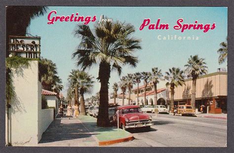 Desert Inn Palm Canyon Drive Palm Springs Ca Postcard S