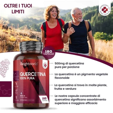 Quercetina Capsule Benessere E Sistema Immunitario Weightworld