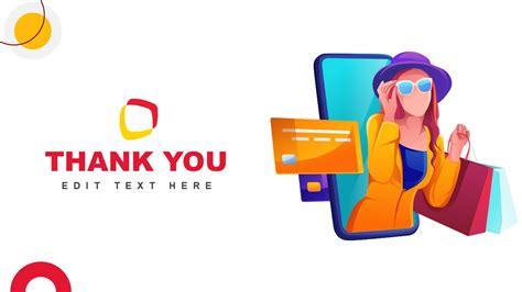 Thank You Slide For E Commerce Powerpoint Template Slidemodel