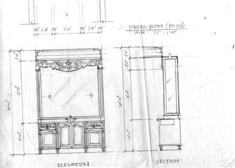 Woodwork Detail Drawings By Francis Fernandez At