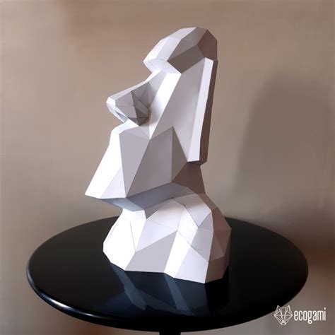 Moai Papercraft 3D Template